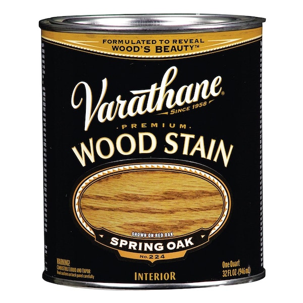 Rust-Oleum 1 Qt Spring Oak Varathane Oil-Based Interior Wood Stain 211715H - main